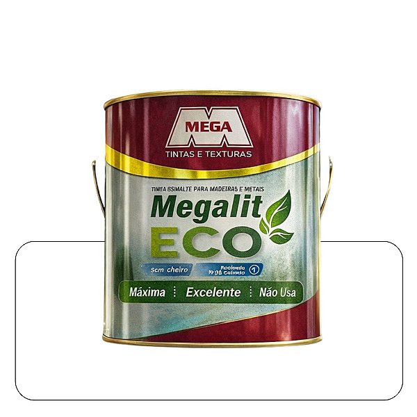 Esmalte Megalit Branco Fosco Eco 0,900ml