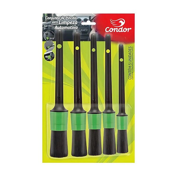 Kit Pincel Automotivo Para Limpeza Condor 1031