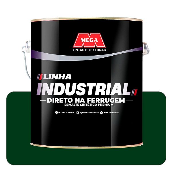 Mega Direto na Ferrugem Verde 3,6L Esmalte Sintético