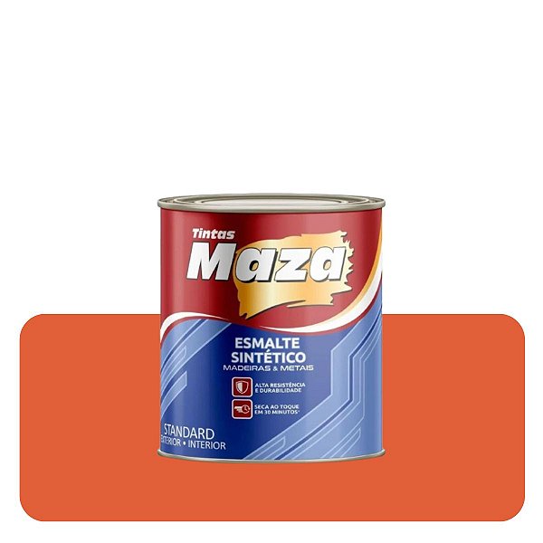 Esmalte Laranja 0,225ml Sintético Maza