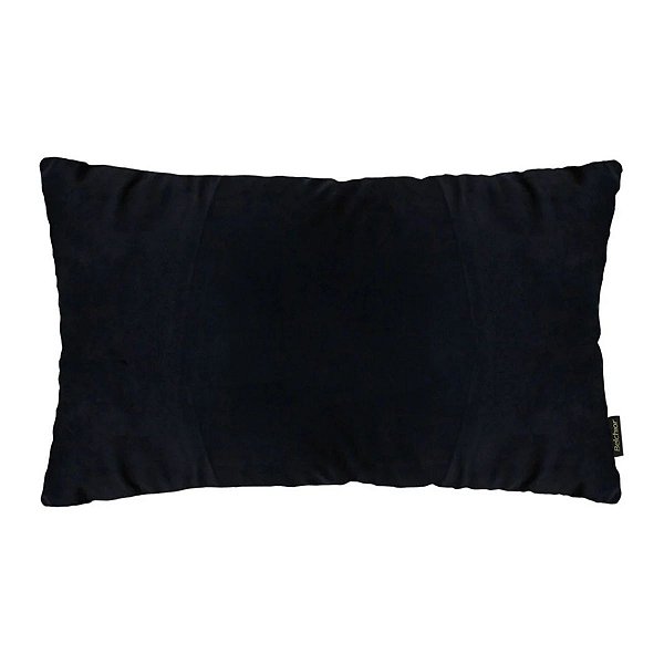 Capa De Almofada Baguete Preto Premium 337081 48x28cm Belchior