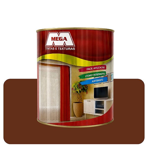 Tinta Piso Marrom Acetinado 0,900ml Mega