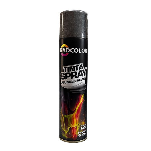 Radcolor Spray Aluminizada Grafite 240G