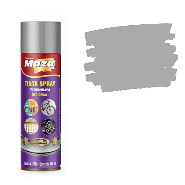 Spray Metalik Grafite 400ml Maza