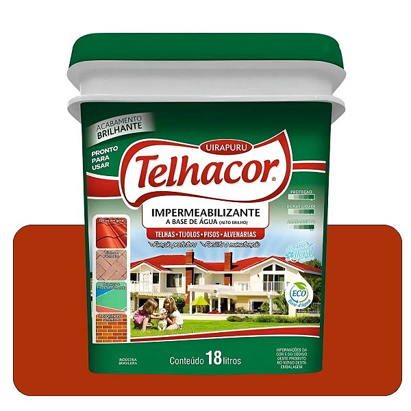 Resina Acrílica Ceramica Base de Água 18L Telhacor