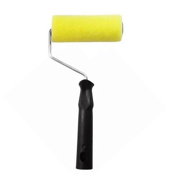 Rolo 15cm Espuma Amarelo Compel