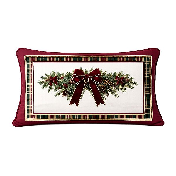 Capa De Almofada Natalina Baguete Exuberancia Rustica 35x55cm 445621