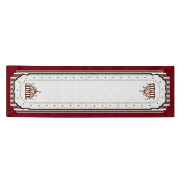 Toalha Caminho de Mesa Natalino Circo De Noel 42x141cm 530072
