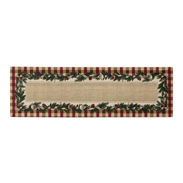 Toalha Caminho de Mesa Natalino Bosque 42x141cm 530069