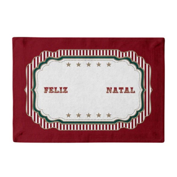 Lugar Americano Natalino Circo De Noel C/1Unid 50x39,5cm 535074