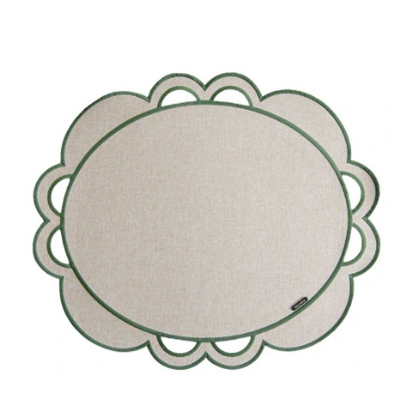 Lugar Americano Natalino  Verde 44,5x38,5cm 571006