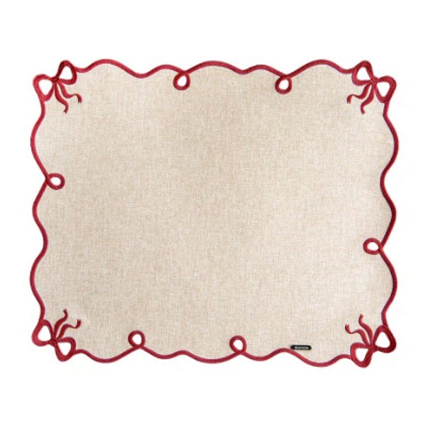 Lugar Americano Natalino  Holiday Bows 44,5x38,5cm 571005