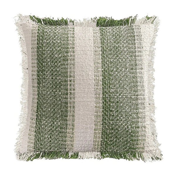 Almofada Franja  Verde  50x50cm 472594