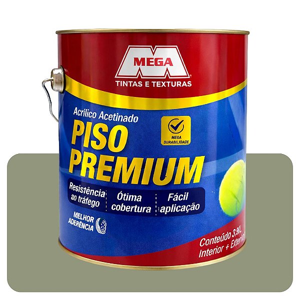 Tinta Piso Concreto Acetinado  3,6L Mega