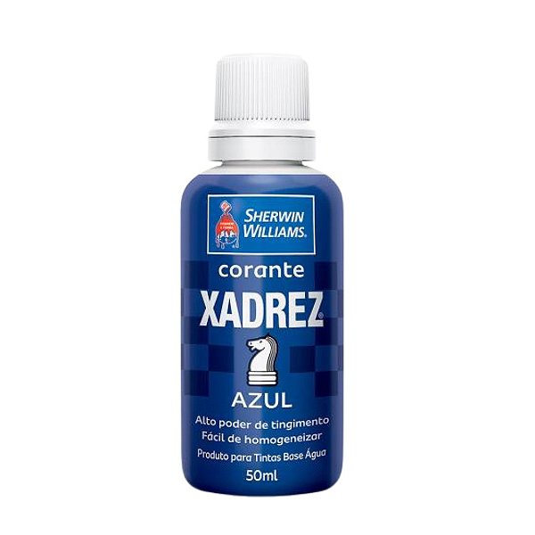 Corante Líquido Azul Bisnaga 50ml Xadrez