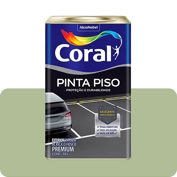 Tinta Piso Concreto 18L Coral