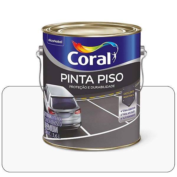 Tinta Piso Branco 3,6L Coral