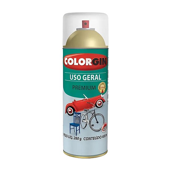 Spray Verniz Brilhante Incolor Colorgin 57051