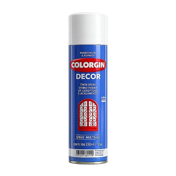 Spray Decor Branco 400ml Colorgin