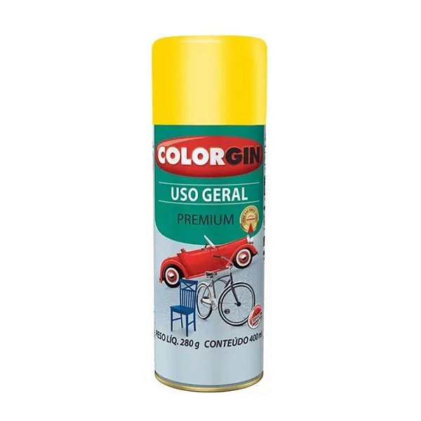 Spray  Amarelo Uso Geral Colorgin 55081
