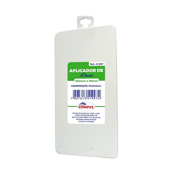 Espatula Plastica 200 X 90MM 0.1997 Aplicador  Massa  Compel