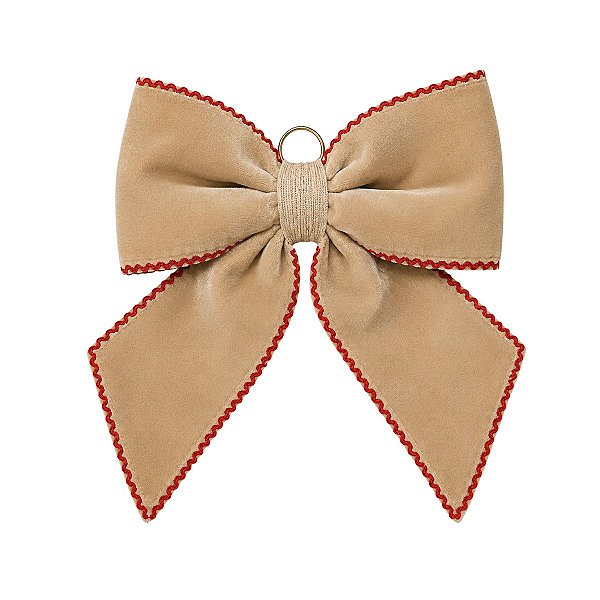 Laço de Veludo Caramelo Sianinha 40x40cm 1Unid 3124099