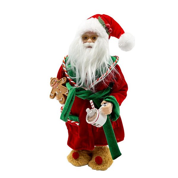 Boneco Natalino Papai Noel Decorativo 30cm 1UN PN1604