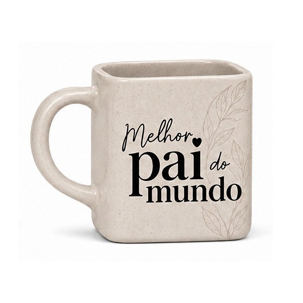 Caneca dia dos Pais Brasfoot Quadrada 220ml