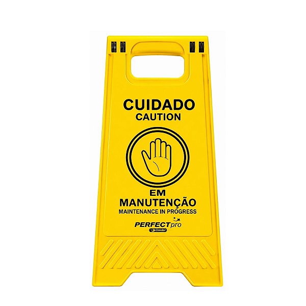Placa Sinalizadora Piso Em Manutenção 51x30cm 972828
