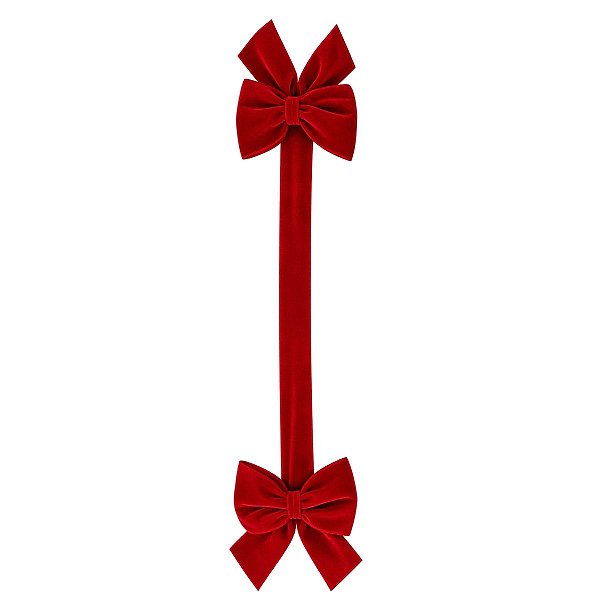 Laço Escapulário Vermelho De Veludo 180x49cm 1Unid 3124142