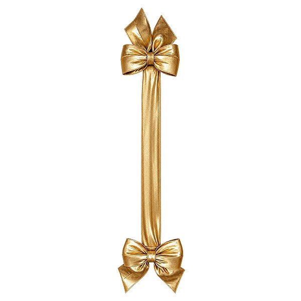 Laço Escapulario Dourado De Veludo 180x49cm 1Unid 3124145