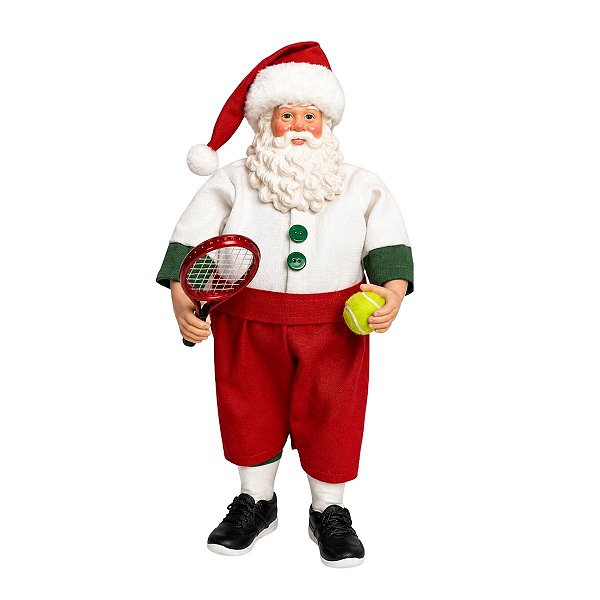 Boneco Natalino Papai Noel Fanny Tenista 24cm 1UN 3109760