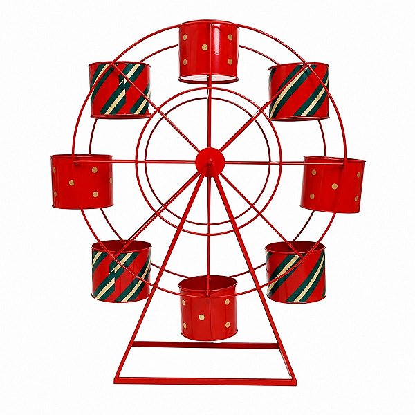 Cenario Natalino Circo De Noel Roda Gigante 81cm 1083181 1Und