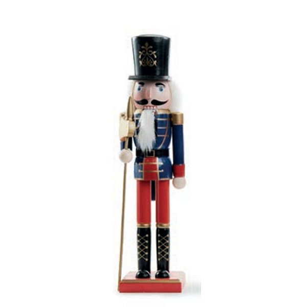 Soldadinho de Chumbo Decorativo Guarda Real Bastao 38cm 1Unid 1006037