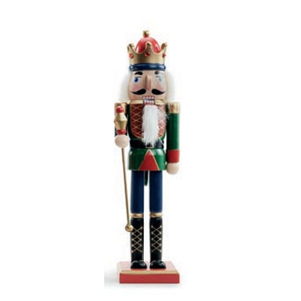 Soldadinho de Chumbo Decorativo Guarda Real Espada 38cm 1Unid 1006037