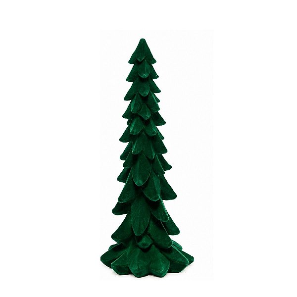 Mini Arvore Natalina De Mesa Flocada Verde 24cm 3113180