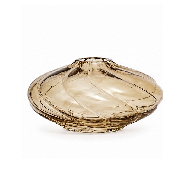 Mini Vaso De Vidro Ambar  7,5x14cm 1Un 21552-P