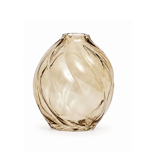 Mini Vaso De Vidro Ambar 10,5x9,5cm 1Un 21552-G