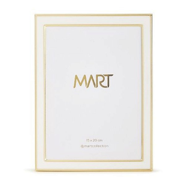 Porta Retrato 15x20cm Em Metal Mart 18423 20,5 x 15,5cm