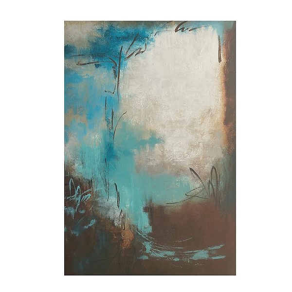 Tela Abstrato Contemporânea Quadro  A Óleo 145x100cm Autoral