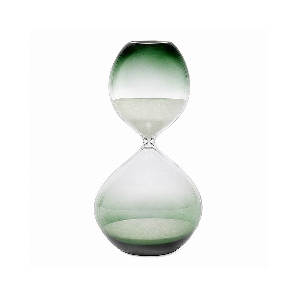 Ampulheta Vidro Verde 60min 23015 Mart