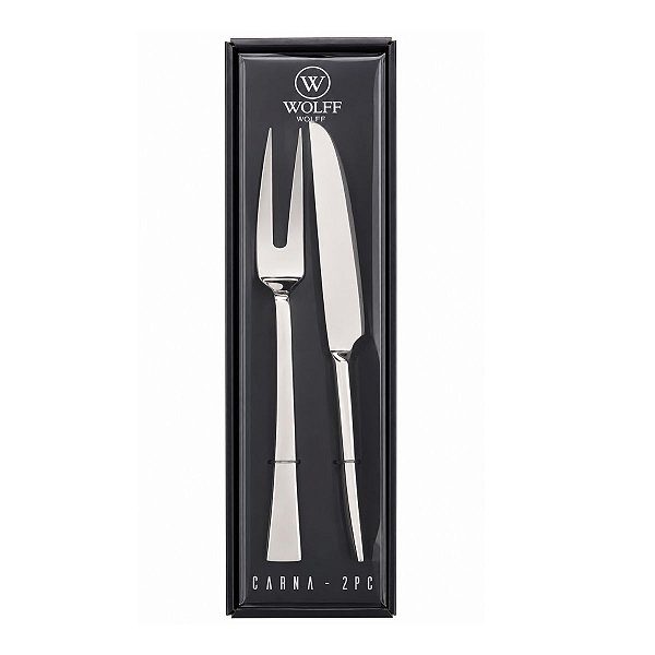 Faca e Garfo Para Assado Berna Em Aço Inox CJ 2pç 71708