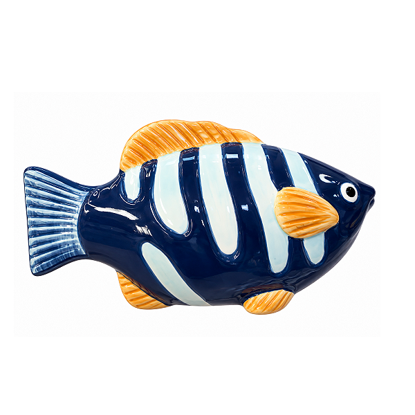 Vaso Ceramica Peixe 17X7X8,5CM 34917 Tuut