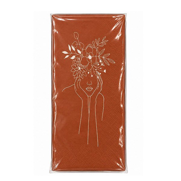 Guardanapo De Papel Terracota C/20 Fls 16,5x8x4cm 27715 TuuT
