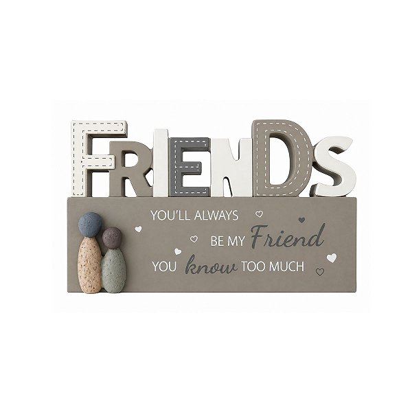 Escultura Decorativa Fiends 18X2,5X11CM 29301 TuuT