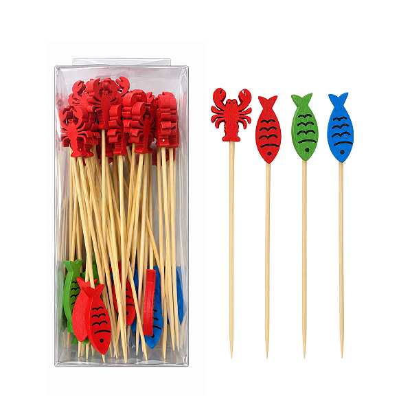 Palito Aperitivo Marine Bambu 12cm C/50 33882 Tuut