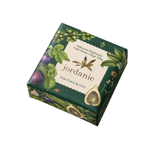 Sabonete Em Barra Esfoliante Cafe Verde E Figo 100G JORDANIE