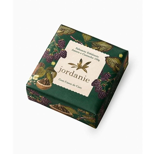 Sabonete Em Barra Esfoliante Amora E Castanha 100G JORDANIE
