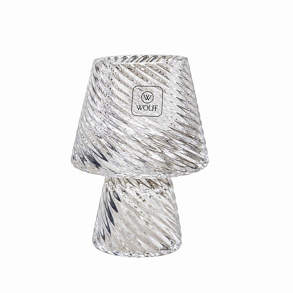 Castiçal Porta Vela Tealight De Vidro 12,5x9cm 62162 Wolff