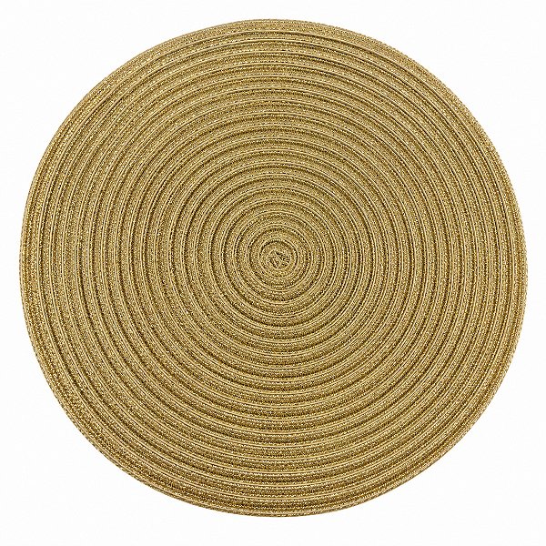 Lugar Americano Elira Plastico Dourado 38cm 1Un 62147